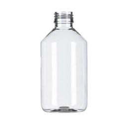 300ml Clear PET Pharma Veral, 28mm ROPP Neck